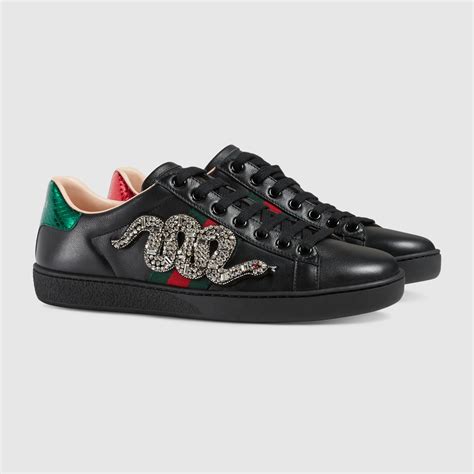 gucci ace trainers womens|gucci embroidered sneakers women's.